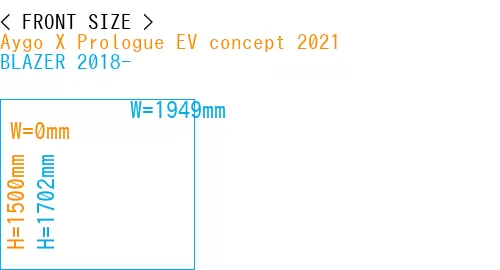 #Aygo X Prologue EV concept 2021 + BLAZER 2018-